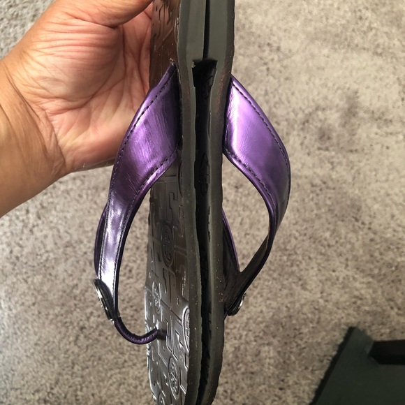 TB Thora Thong crock purple sandals - Picture 5 of 10